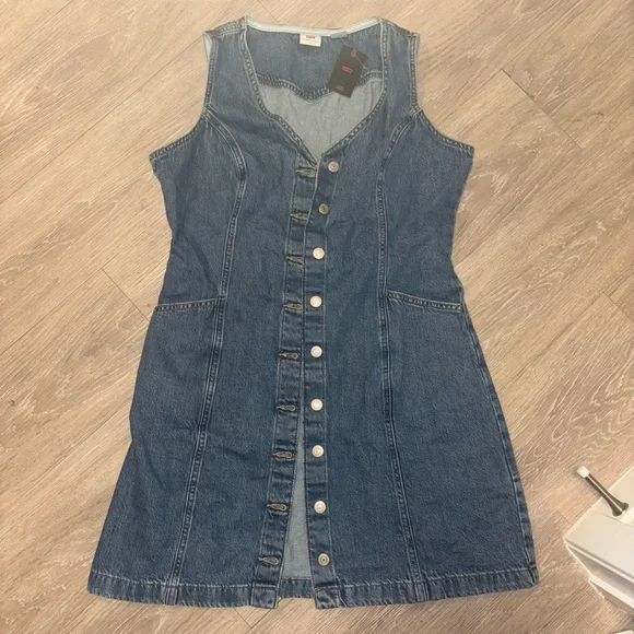 Levi's Slim Fit Denim Dress - Picture 1 of 4